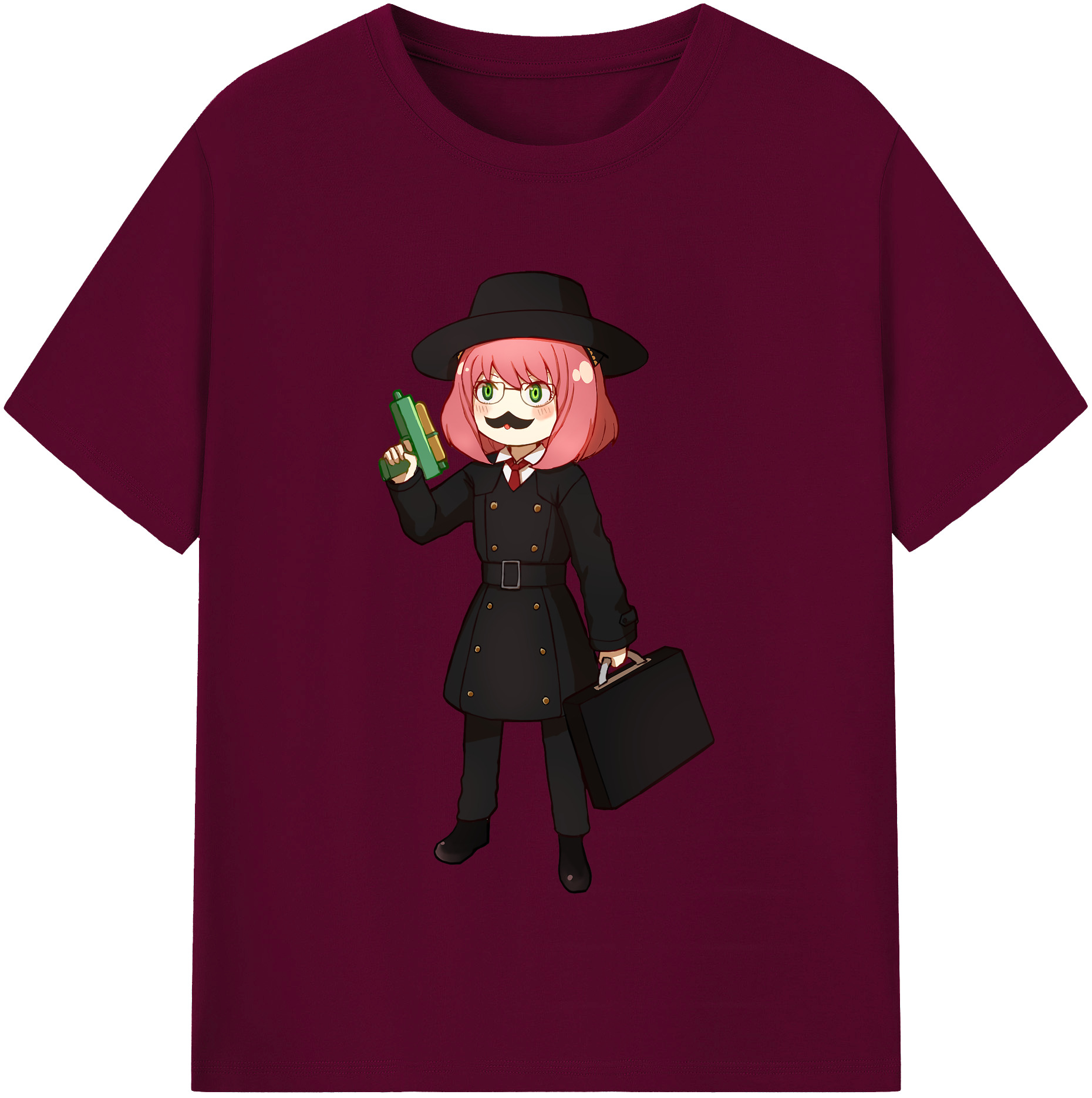 （画像用） SPY×FAMILY间谍家家酒 レディースカジュアルプリントTシャツ（綿100％）